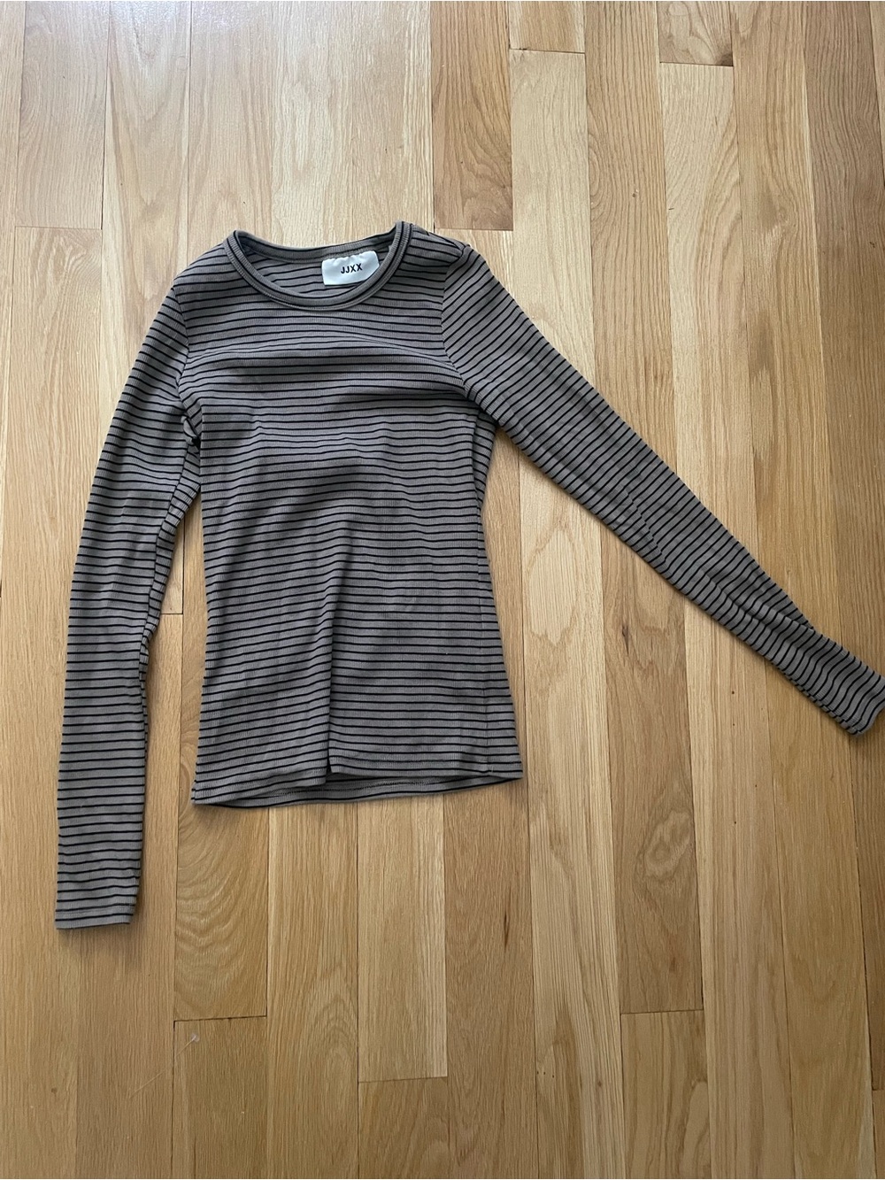 JJXX Ribbed Striped Long Sleeve Tee